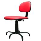 Cadeira Costureira Secretaria Vermelho Cadeira Costureira Secretaria Vermelho