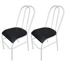 Cadeira Cozinha em Aço Tubolar Estofada WRM kit 2 pç - COD 770 Cadeira Cozinha em Aço Tubolar Estofada WRM kit 2 pç - COD 770
