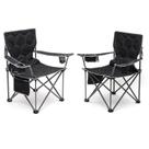 Cadeira de acampamento SUNNYFEEL XL de tamanho grande, 500 kg, acolchoada, pacote com 2 unidades