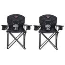 Cadeira de acampamento SUNNYFEEL XXL, capacidade grande de 363 kg com suporte para copos