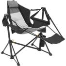 Cadeira de acampamento VEVOR Reclining Rocking Lounge com apoio para os pés 300 kg Cadeira de acampamento VEVOR Reclining Rocking Lounge com apoio para os pés 300 kg