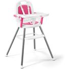 Cadeira de Alimentação 3 em 1 Berry Multikids - Rosa