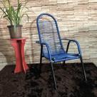 Cadeira de Área Maitê Fio Duplo Extra Forte - Azul Cadeira de Área Maitê Fio Duplo Extra Forte - Azul