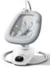 Cadeira de balanço para bebê Momcozy CocoSway giratória 180 com controle remoto, cinza