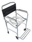 Cadeira De Banho Idoso Aço Desmontável Até 120kg Hidrolight