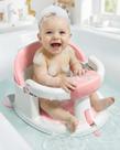 Cadeira de banho para bebê ONTHEWEI antiderrapante com 3 ventosas cinza