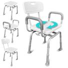 Cadeira de banho Vive Swivel para chuveiro interno para idosos com deficiência