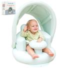 Cadeira de bebê inflável Little Blue Crab de 3 a 36 meses com bomba e dossel