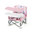 Cadeira de bebê portátil PandaEar Travel com alças rosa +1 Y Cadeira de bebê portátil PandaEar Travel com alças rosa +1 Y