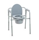Cadeira de cabeceira Drive Medical 11148-1 em aço dobrável Cadeira de cabeceira Drive Medical 11148-1 em aço dobrável