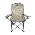 Cadeira de Camping Pesca Dobrável Comfort Max Camuflada Porta Copo Bel Fix