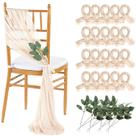 Cadeira de casamento Sashes QueenDream Champagne, pacote com 24, 2,4 m de comprimento Cadeira de casamento Sashes QueenDream Champagne, pacote com 24, 2,4 m de comprimento