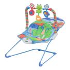 Cadeira De Descanco Balanco Vibratoria E Musical Sapinho Azul Zippy Toys - PF24283