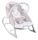 Cadeira De Descanso Bebê Musical Polar Bege 18kgs Maxi Baby Bege Urso Polar
