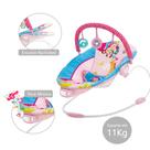 Cadeira de Descanso Infantil Musical e vibratória Bebê Sunset Rosa Criança Mastela