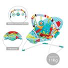 Cadeira de Descanso Infantil Vibratória Carnaval Mastela Até 11 kg