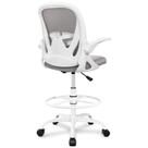 Cadeira de desenho ergonômica Primy Cadeira de escritório alta cinza
