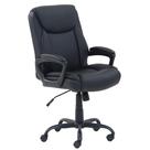 Cadeira de escritório Amazon Basics Classic Puresoft PU acolchoada