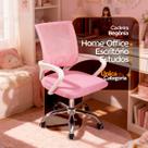 Cadeira de Escritório Begônia Rosa Ergonômica com Tela Mesh e Base Giratória Cadeira de Escritório Begônia Rosa Ergonômica com Tela Mesh e Base Giratória