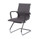 Cadeira de Escritório Eames Esteirinha Baixa Fixa - PU Cinza Cadeira de Escritório Eames Esteirinha Baixa Fixa - PU Cinza