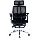 Cadeira de Escritório Ergonômica President Ultra Select Apoio de Pé Pistão a Gás Classe 3 até 120kg Mesh Ajuste de encosto assento cabeça 3D braço 6D