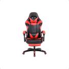Cadeira de Escritório Gamer Ergonômica Reclinável Vermelho