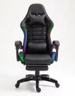 Cadeira de Escritório Gamer Gamers Reclinável Jogos com Conforto Cabeça e Lombar Apoio Pés C7 Neo RGB LED