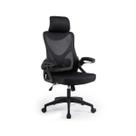 Cadeira de Escritório Get Flex Pro - Ergonômica - Suporte Lombar - Braço Retrátil - Preta - 72398