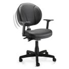 Cadeira de escritório Giratória secretária BACK SYSTEM Preta