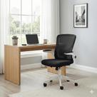 Cadeira de Escritório Home Office Ergonômica Diretor Bytes com Encosto em Tela Apoio Lombar e Braços Retráteis