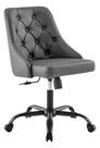 Cadeira de escritório Modway EEI-4370 em material vegano tufado giratória