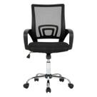 Cadeira de Escritório Multilaser Executive Cromada Preta GA197