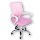 Cadeira De Escritório Oficial Begônia Tela Mesh Rosa