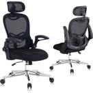 Cadeira de escritório OHFILA 407 com braços ajustáveis em malha ergonômica