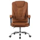 Cadeira De Escritório Presidente Base Cromada Com Rodinha Fortt Marselha Marrom - Cpf03-m