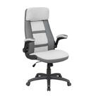 Cadeira de Escritório Presidente Giratória com Relax Juan Cinza