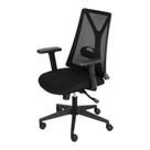 Cadeira de Escritório Presidente Giratória Thrones Preta Tela Soft Touch base Relax Rodízio Cadeira de Escritório Presidente Giratória Thrones Preta Tela Soft Touch base Relax Rodízio