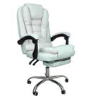 Cadeira de Escritório Presidente Oficial Soft Ergonômica Apoio Para Pés - Cadeira de Escritório Presidente Oficial Soft Ergonômica Apoio Para Pés -