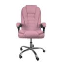 Cadeira De Escritório Presidente Soft Reclinável Ergonômica
