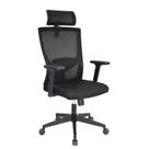 Cadeira De Escritório Rise Mode Office 05 Tela Mesh Preta