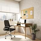 Cadeira de Escritório Secretária Giratória Beyond Preta