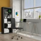 Cadeira de Escritório Secretária Giratória Gladys Preta