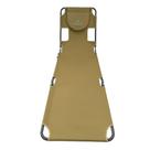 Cadeira de espreguiçadeira Ostrich Cadeira Tan Lightweight 250 libras