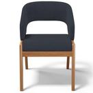 Cadeira De Jantar E Estar Living Estofada Lince L02 Suede Preto - Lyam Decor Cadeira De Jantar E Estar Living Estofada Lince L02 Suede Preto - Lyam Decor