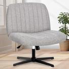 Cadeira de mesa de escritório Orange Factory Cross Legged Swivel Grey