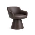 Cadeira de Mesa de Jantar Jade Base Cone Corano Café - Nexta Casa