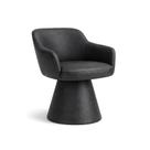 Cadeira de Mesa de Jantar Jade Base Cone Corano Preto - Nexta Casa