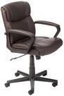 Cadeira de mesa de tarefas para computador de escritório Amazon Basics Dark Brown