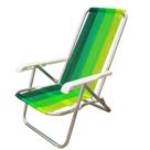 Cadeira de praia dobrável em 4 posições - CAD0641