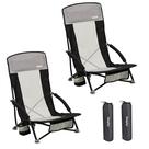 Cadeira de praia dobrável SUNNYFEEL High Back Lightweight 136 kg